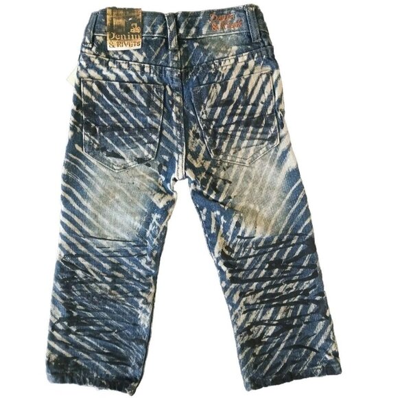 NEW Denim and Rivets Kids Toddler jeans size 2T Acid Stone Washed Jeans - Picture 3 of 10